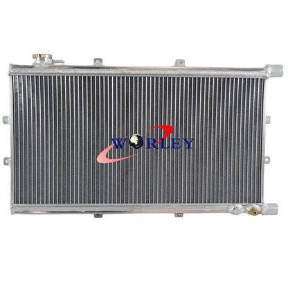 Aluminum Universal Radiator Heat Exchanger Water to Air Intercooler + Cap