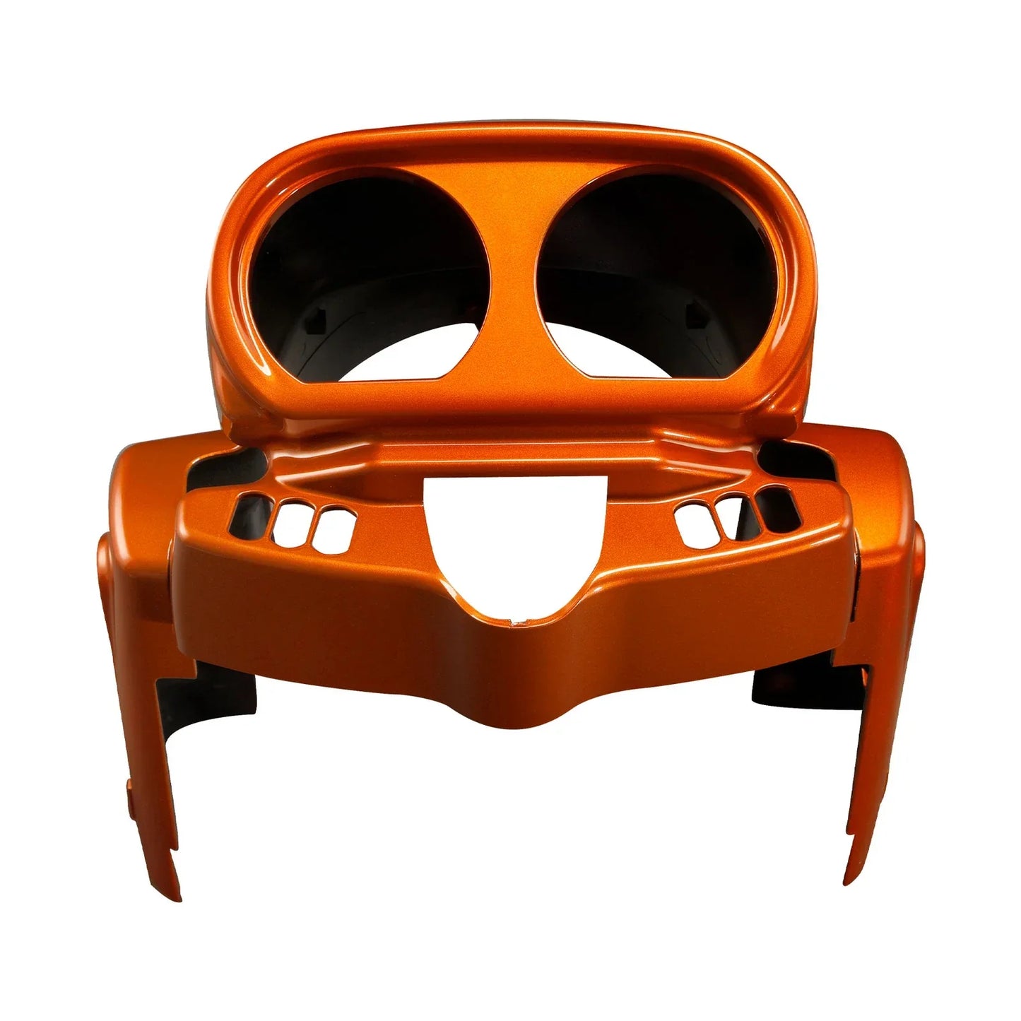 Instrument Housing for Harley Road Glide (2015-2023) Scorched Orange/Black