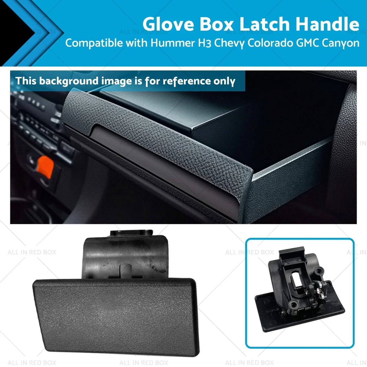 Glove Box Latch Handle for Chevy Colorado, Hummer H3, GMC Canyon (2004-2012)