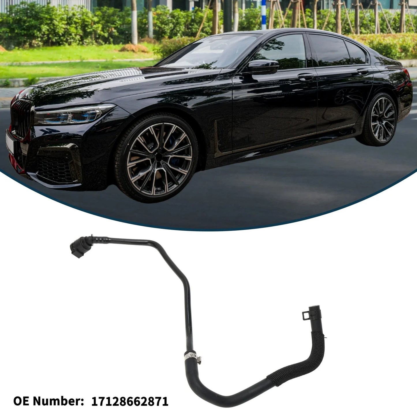 Radiator Hose 750 for BMW 7 Series G11/G12 Coolant Pipe (2015 - 2022)