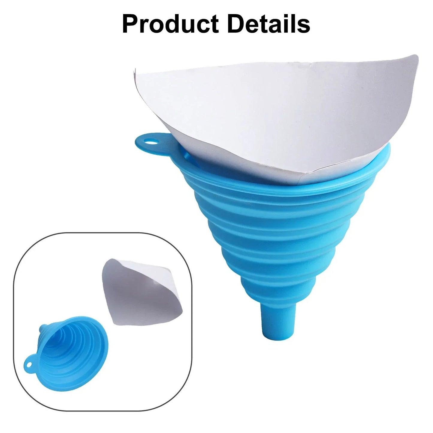 101 pcs Paint Filter Paper and Silicone Funnel for Auto Spray Painting