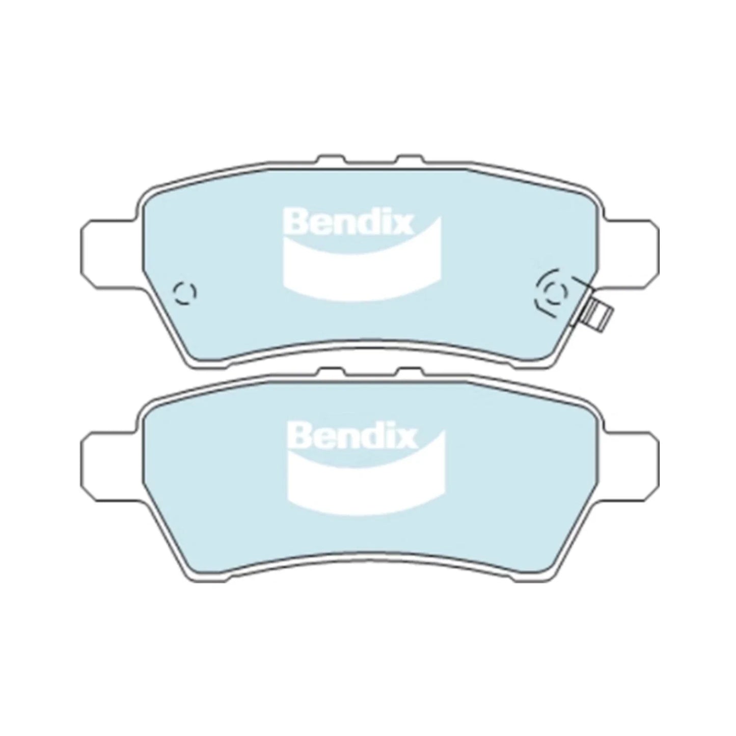Rear Disc Brake Pads Set for Nissan Navara D40 (2005-2015)