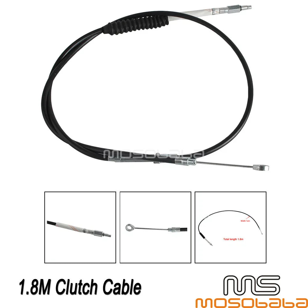 Clutch Cable Line 1.8M for Harley Sportster XL883R XL883L XL1200N XL1200CP