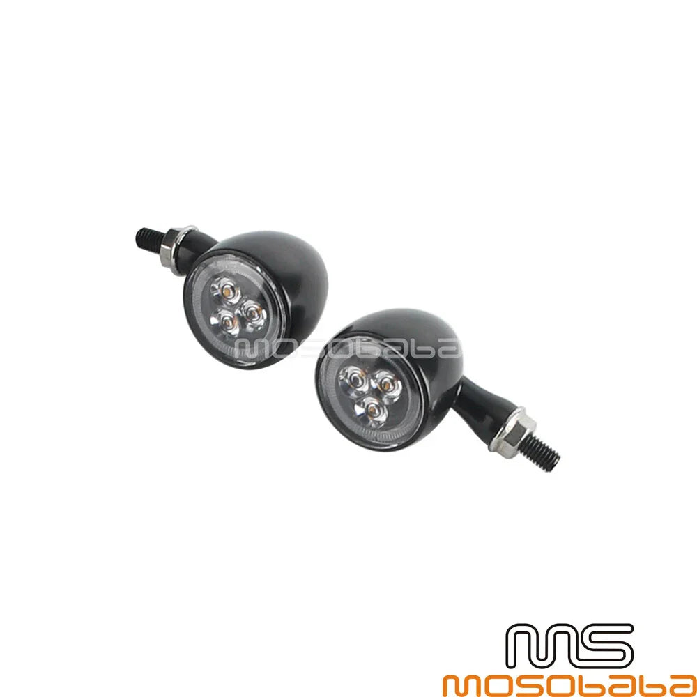 LED Tail Brake Turn Signal Light Indicator Lamp Clear Lens for Harley