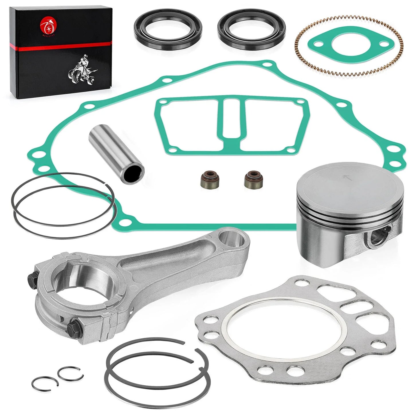 Piston Gaskets Connecting Rod for Kawasaki Mule 600/610
