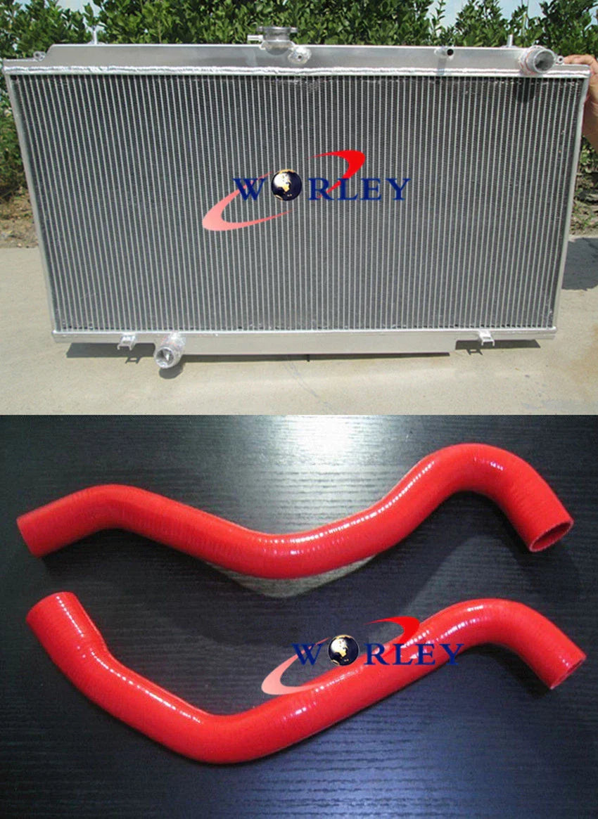 Aluminum Radiator & Hose for Nissan Patrol GU Y61 2.8L 3.0L (1999-on)