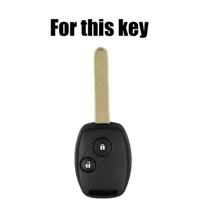 Black Red Silicone Remote Key Shell for Accord (2011–2013)