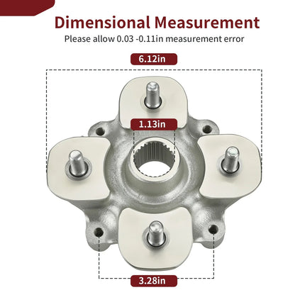 Wheel Hub for Yamaha Kodiak 450 YFM450 4x4 Auto EPS