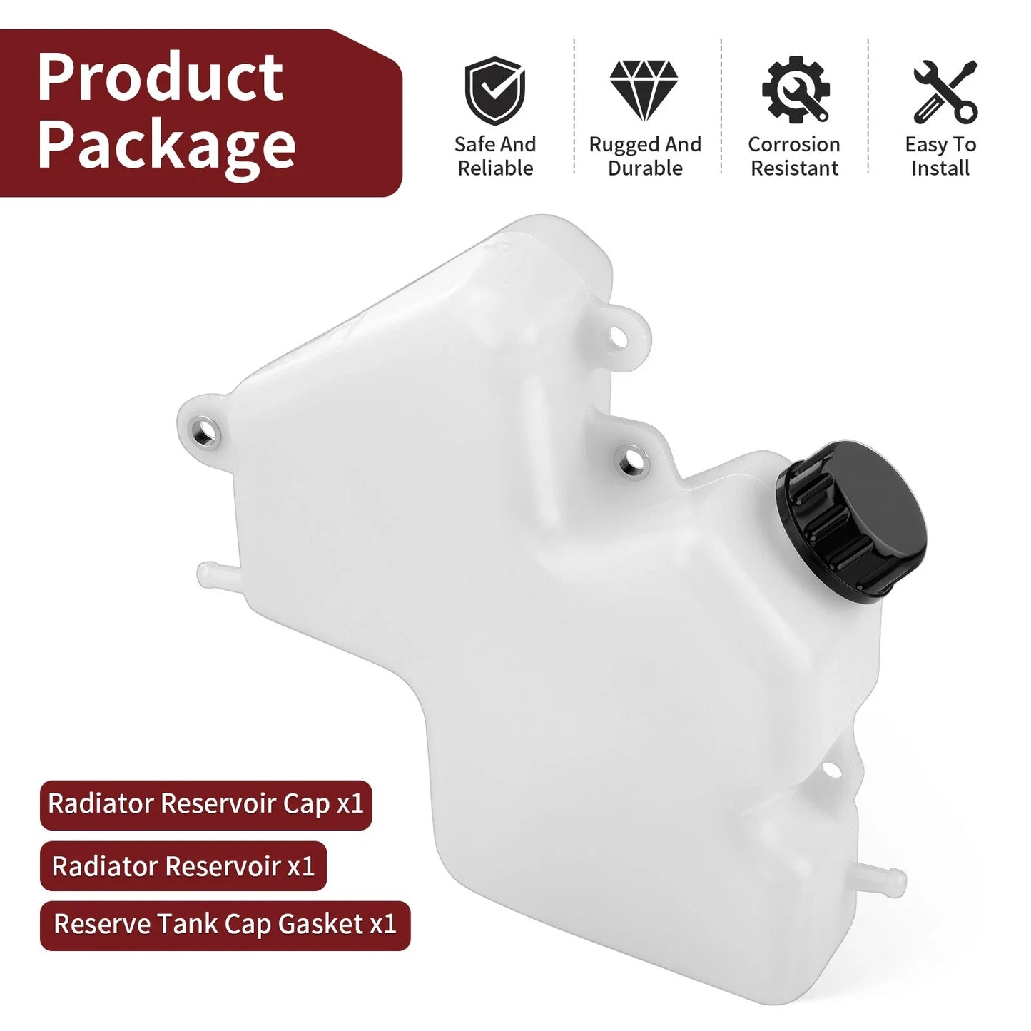 Radiator Reservoir for Kawasaki Ninja ZX-7R ZX7R ZX750P (1996–2003)
