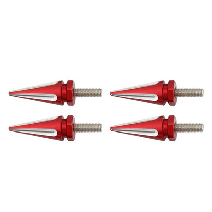 4 x Windscreen Screw Bolts Red Spike for Harley Touring Road Glide (1998-2025)