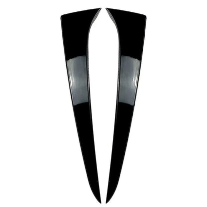 ABS Glossy Black Rear Window Spoiler Trim Covers for Skoda Kamiq (2019-2023)