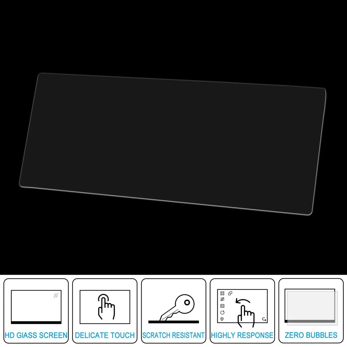 8.8in 0.02'' Thick Navigation Screen Protector for BMW X1 X3 X4 X5 Z4