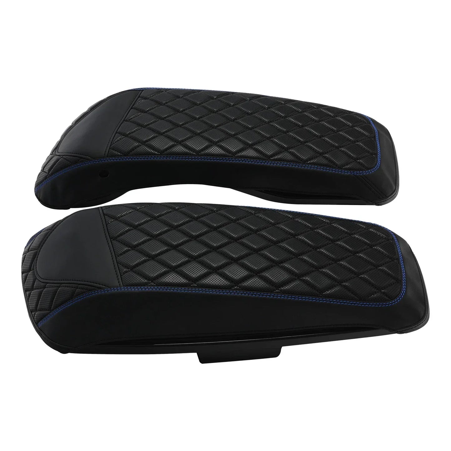 Saddlebag Lid Covers Black Blue for Harley Street Glide (2014-2023)