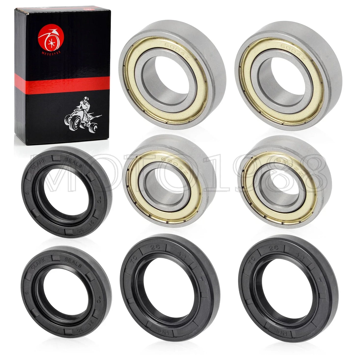 Front Wheel Bearing & Seal for YAMAHA Banshee Warrior Raptor 350 (1988–2013)