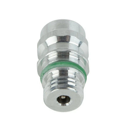 1pc A/C Service-Valve High Side R-134a Port Adapter With Replaceable Valve Cores for Vehicle