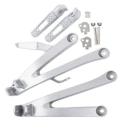 Rider Driver & Passenger Footrests Footpegs for Honda CBR600RR (2007-2025)