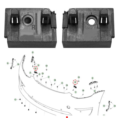 Front Bumper Bracket Fender Support for Tesla Model 3 (2017-2023)