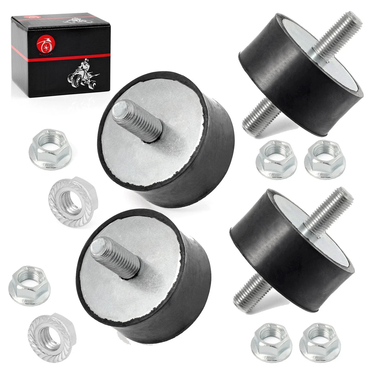 4 x Front Engine Mounts for Polaris Trail Boss 330/325 Blazer 330 (1987–1995)