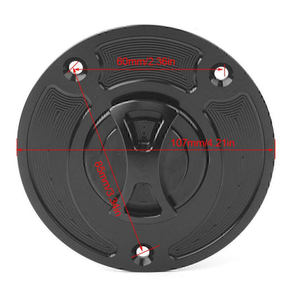 CNC Fuel Gas Tank Cap Cover for Suzuki GSXR 600 750 1000 SV650S SV1000 (2001-2023)