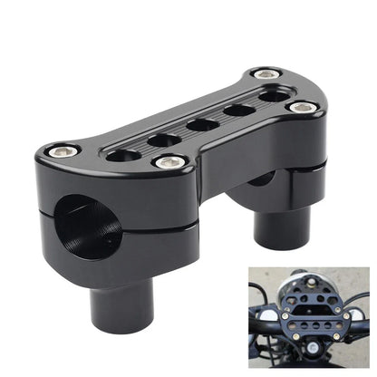 Handlebar Riser Top Clamp Black for Harley Sportster, Softail, Dyna, Road King