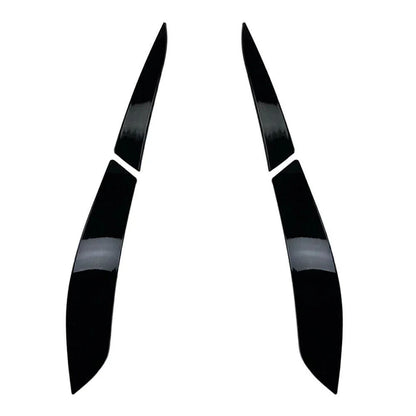 Rear Tail Light Eyebrow Cover Trim for VW Golf 6 MK6 2008-2013 Glossy Black