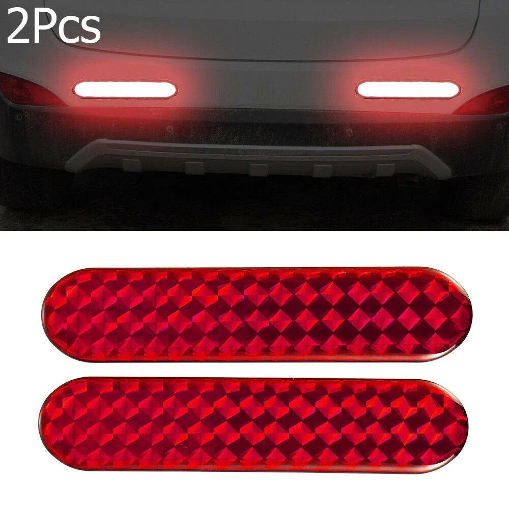 Car Reflective Strips Sticker Trim 2 x Wheel Eyebrow Accessory