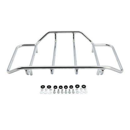 Chrome Luggage Top Rack for Harley Touring Road King Street Glide (2009-2023)