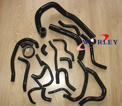 Silicone Radiator Hoses for Toyota Supra MK3 MA70 7MGE/7MGTE (1986-1992)