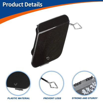 Tow Hook Cover for BMW Rear Bumper Brown Metallic