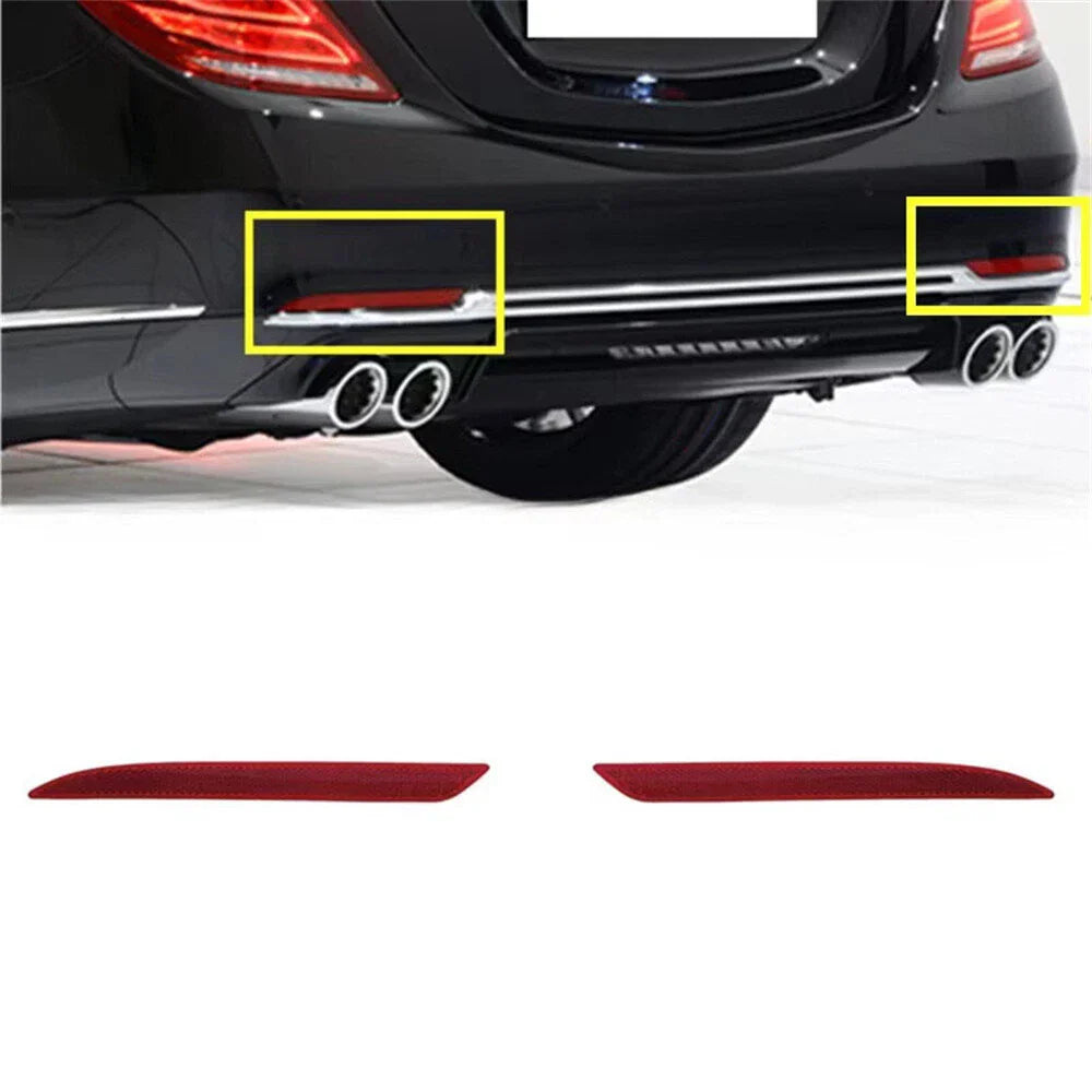 Rear Bumper Reflector Lights for Mercedes Benz S Class W222 (2014-2020)