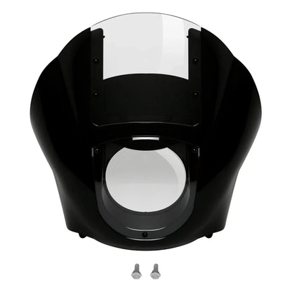 Black & Clear Quarter Fairing Windshield Kit for Harley Sportster Dyna