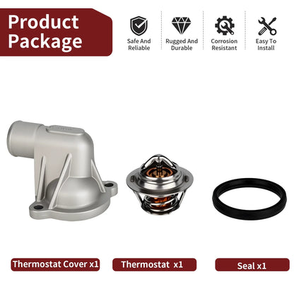 Thermostat Cover & Thermostat w/ Seal for Polaris Sportsman 850 1000 XP (2009–2014)