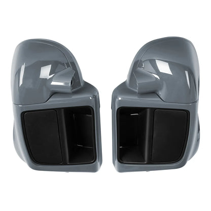 Vented Fairings & Crash Bar for Harley Touring 2014-2024 Gunship Gray