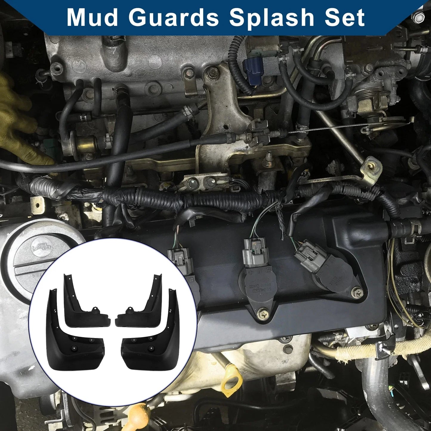 Mud Flaps Splash Guards for BMW X6 (2018-2019)