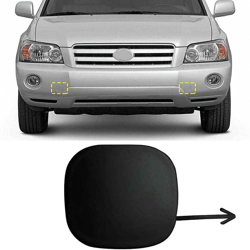 Front Bumper Tow Hook Eye Cover for Toyota Highlander (2004-2007)