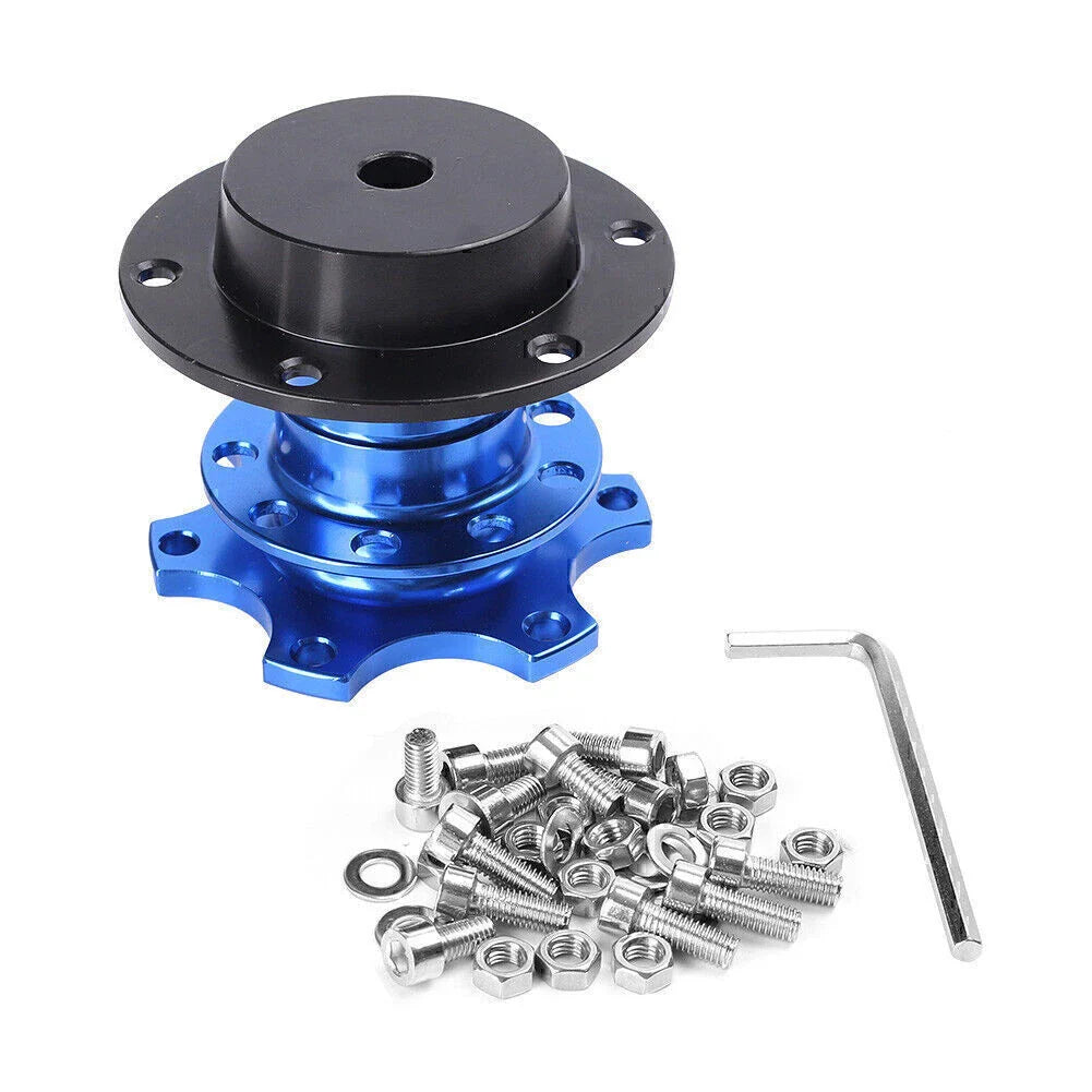 Steering Wheel Quick Release Hub Adapter for Sparco Momo Blue
