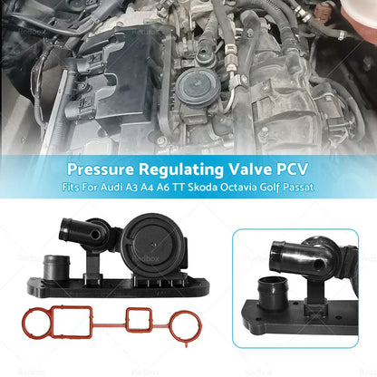 Pressure Regulating Valve PCV for Audi A3 A4 A6 TT Skoda Golf Passat