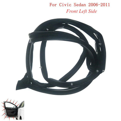 Front Left Door Weatherstrip Seal for Honda Civic Sedan (2006-2011)