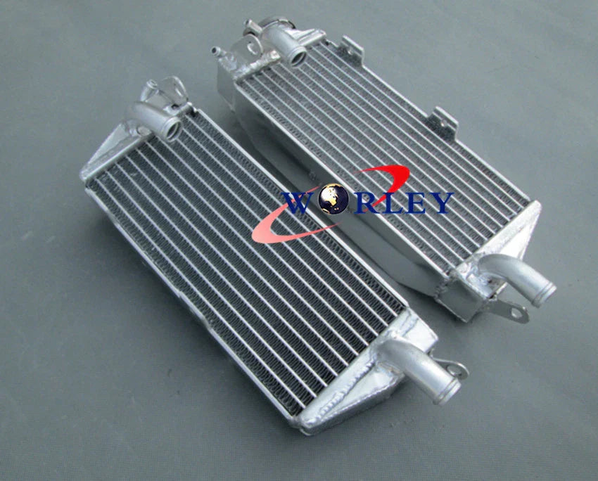 Aluminum Radiator + Red Hose for HUSQVARNA HUSKY AE/CR/WR/XC 400/430/500 (84-87)