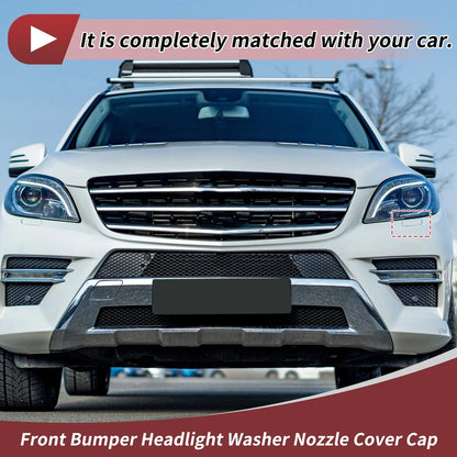 Front Left Washer Nozzle Cover for Mercedes-Benz ML350 (2012-2015) 1 x Brown