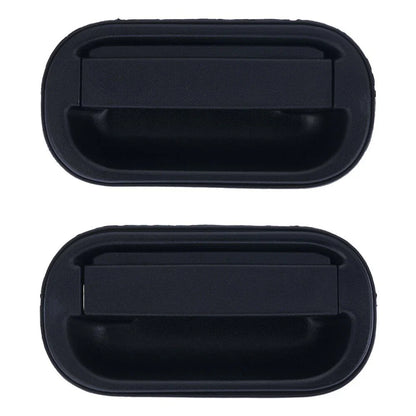 Door Handle Outer Set of 2 Black Front L+R for Mitsubishi Canter (1995–2005)
