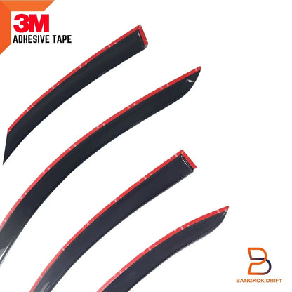 Weathershields Window Visors for Nissan Micra K13 Hatchback 2010-2016