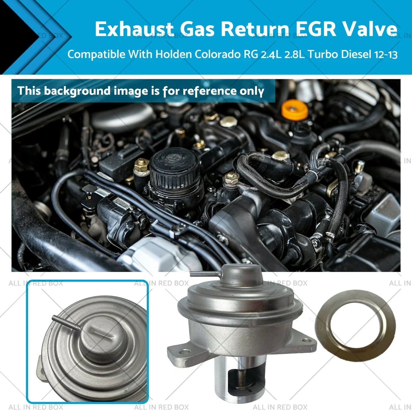 EGR Valve for Colorado RG 2.4 2.8 Turbo Diesel (2012-2013)