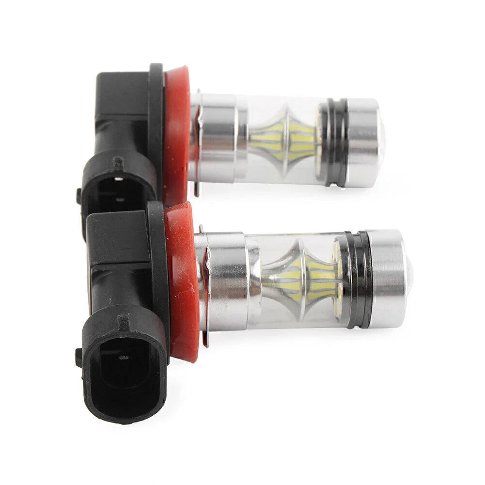 H8/H11 6000K 100W LED Fog Driving Light Bulbs for Car