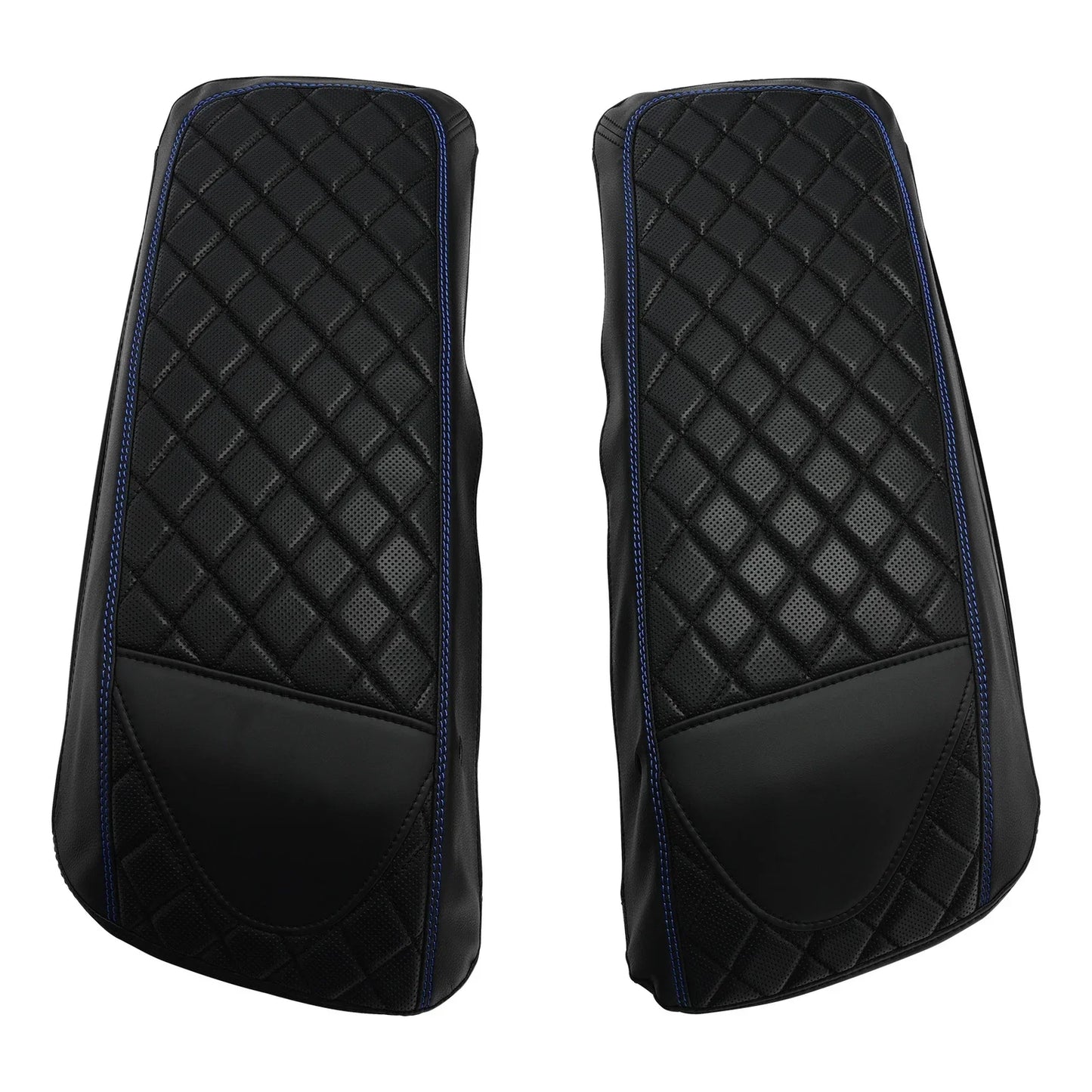Saddlebag Lid Covers Black Blue for Harley Street Glide (2014-2023)