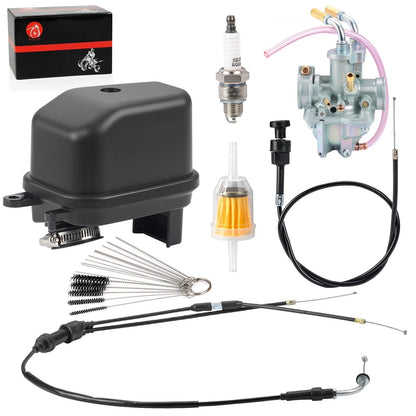 Carburetor Assy + Air Filter w/Cable for Yamaha PW50 (2008-2024)