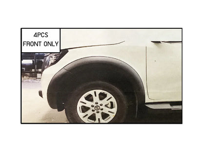 Front Matte Black Fender Flares for Nissan Navara (2021-2022)