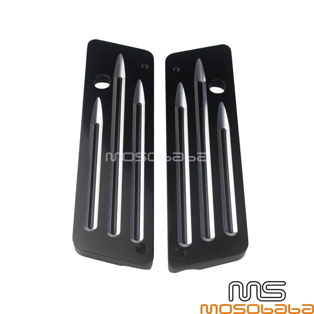 Saddle Bag Lock Latch Covers for Harley Touring Glide (1993-2013)