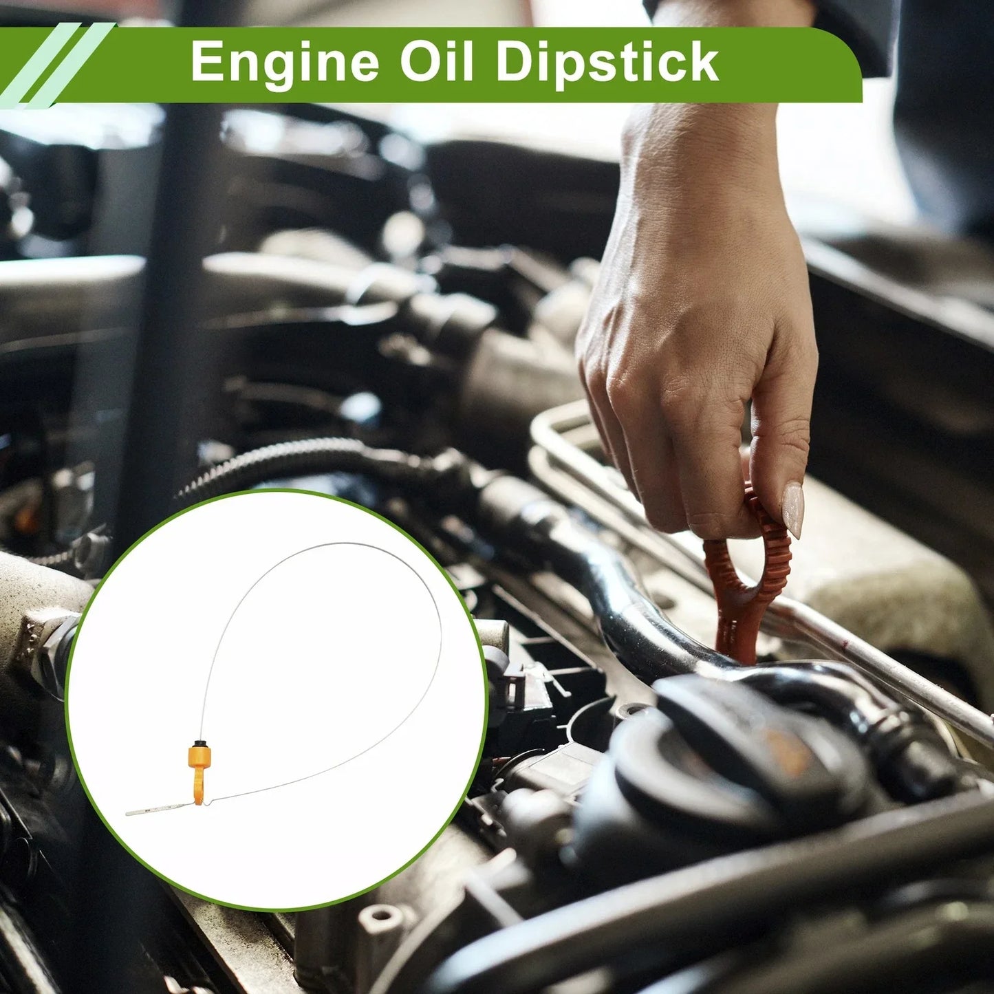 Engine Oil Dipstick for Dodge Ram 1500 10 Cyl 8.3L (2005-2006)