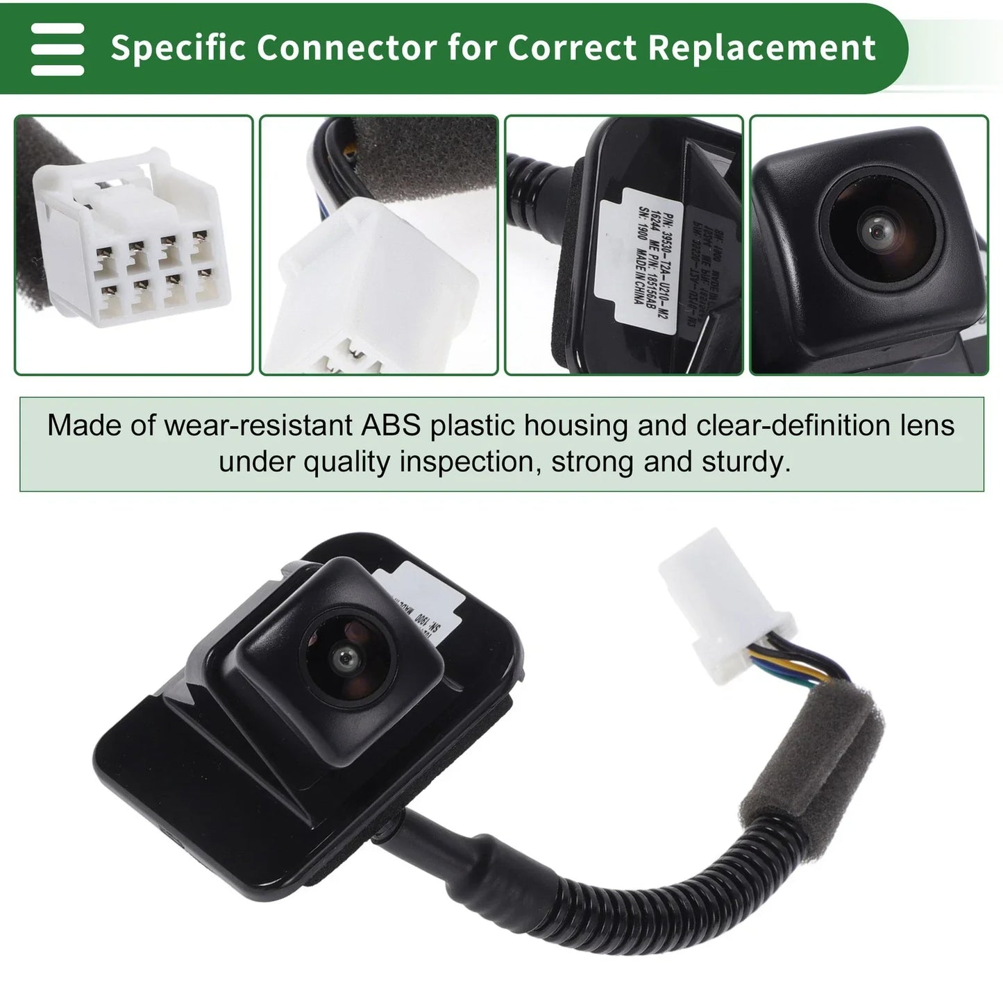 Rear View Camera 120-180° for Honda Accord (2018-2023)